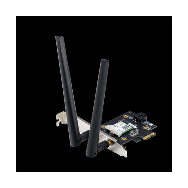 ASUS PCE-AX3000, Eingebaut, Kabellos, PCI Express, WLAN / Bluetooth, Wi-Fi 6 (802.11ax), 3000 Mbit/s