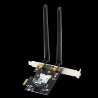 ASUS PCE-AX3000, Eingebaut, Kabellos, PCI Express, WLAN / Bluetooth, Wi-Fi 6 (802.11ax), 3000 Mbit/s