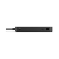 Microsoft Surface Thunderbolt 4 Dock, Thunderbolt 4, 3.5mm, RJ-45, Thunderbolt 4, USB 3.2 Gen 2 (3.1 Gen 2) Type-A, USB Typ-C, Kensington, Schwarz, 165 W, Rundkabel