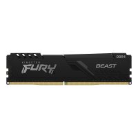 Kingston FURY 8GB 3600MT/s DDR4 CL17 DIMM Beast Black, 8 GB, 1 x 8 GB, DDR4, 288-pin DIMM