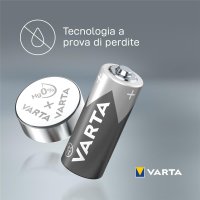 Varta -V12GA, Einwegbatterie, LR43, Alkali, 1,5 V, 80...