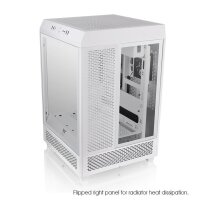 Thermaltake The Tower 500, Midi Tower, PC, Weiß, ATX, EATX, micro ATX, Mini-ITX, SPCC, Gehärtetes Glas, Gaming