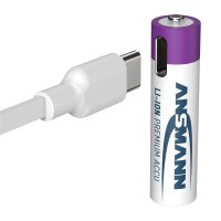 Ansmann LR03 USB-C Micro AAA -Akku Li-Ion 500 mAh 1.5 V 4...