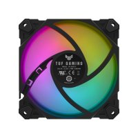 ASUS TUF Gaming TF120 ARGB Fan - Triple Fan Kit with ARGB Controller, Luftkühlung, 12 cm, 250 RPM, 1900 RPM, 29 dB, 76 cfm