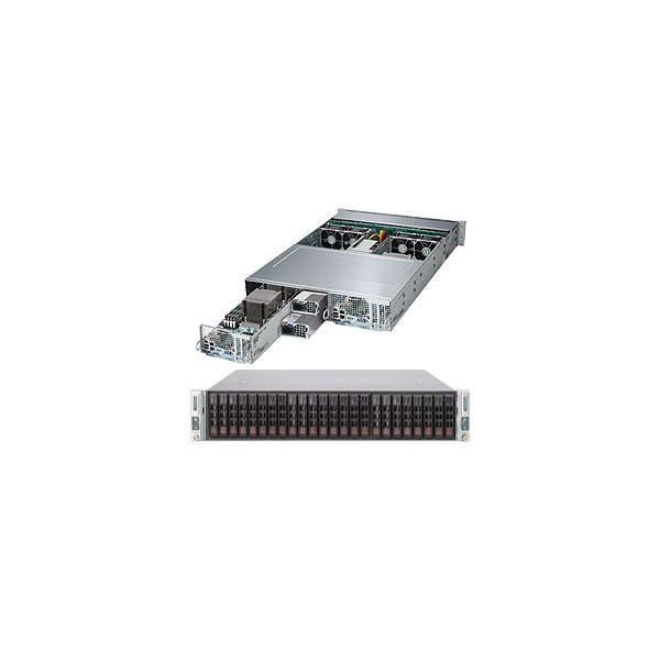 Supermicro SuperServer 2027PR-DTTR, Intel® C602, LGA 2011 (Socket R), 8 GT/s, QuickPath Interconnect (QPI), 30 MB, Intel® Xeon®