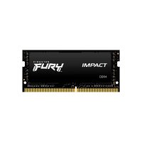 Kingston FURY 32GB 3200MT/s DDR4 CL20 SODIMM Impact, 32 GB, 1 x 32 GB, DDR4, 260-pin SO-DIMM, Schwarz