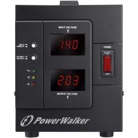 BlueWalker PowerWalker AVR 2000/SIV, 230 V, 50/60 Hz, 2 kVA, 1600 W, 2 AC-Ausgänge, Typ F