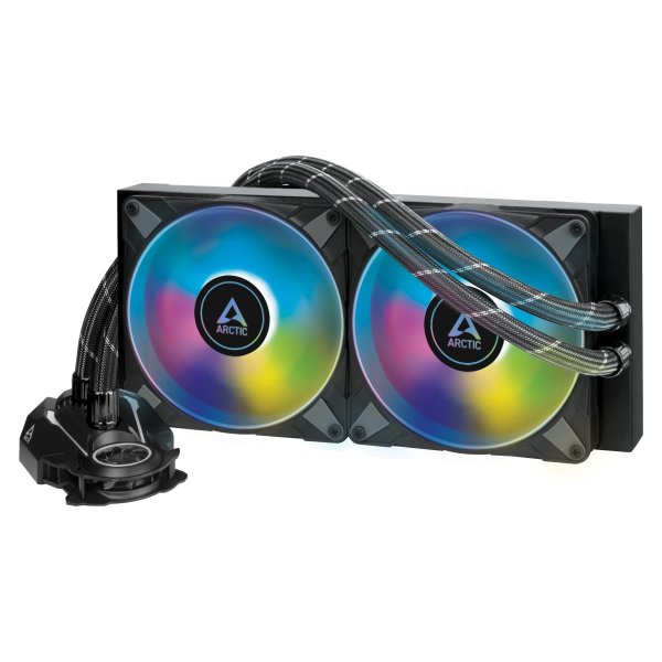 Arctic Liquid Freezer II 280 A-RGB - Multikompatibler All-in-One Wasserkühler mit A-RGB, All-in-One-Flüssigkeitskühler, 14 cm, 68,9 cfm