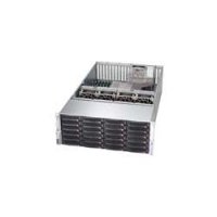 Supermicro CSE-846XE2C-R1K23B, Rack, Server, Schwarz, ATX, EATX, 4U, Ventilatorausfall, HDD, LAN, Leistung, Stromausfall, System