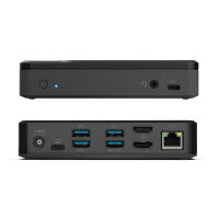 Alogic DUTHD, USB 3.2 Gen 1 (3.1 Gen 1) Type-C, Schwarz,...