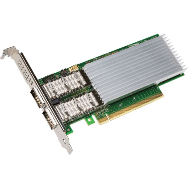 Intel ® Ethernet-Netzwerkadapter E810-CQDA2, Eingebaut, Kabelgebunden, PCI Express, Faser, 100000 Mbit/s