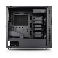 Nanoxia Deep Silence 8 Pro, Micro Tower, PC, Schwarz, ATX, EATX, Kunststoff, Stahl, 18 cm