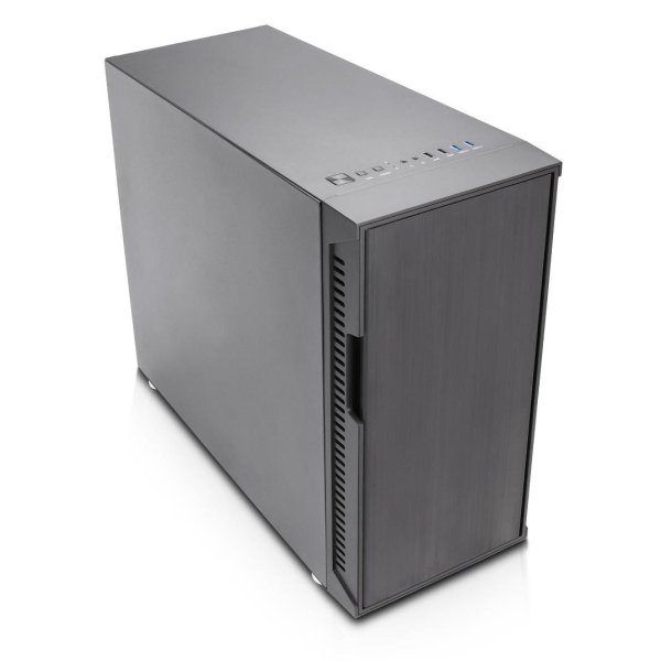 Nanoxia Deep Silence 8 Basic, Micro Tower, PC, Schwarz, ATX, EATX, Kunststoff, Stahl, 18 cm