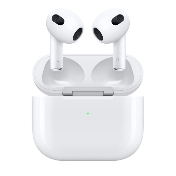 Apple AirPods (3rd generation) AirPods (3. Generation) mit Lightning Ladecase, Kabellos, Anrufe/Musik, Kopfhörer, Weiß