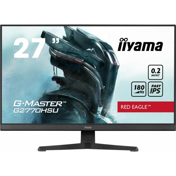 Iiyama G-MASTER G2770HSU-B6, 68,6 cm (27"), 1920 x 1080 Pixel, Full HD, LCD, 0,2 ms, Schwarz