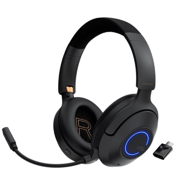 Creative Labs Zen Hybrid Pro Classic, Kabellos, 20 - 20000 Hz, Gaming, 282 g, Kopfhörer, Schwarz