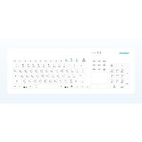 GETT Cleankeys CK4W, Standard, RF Wireless, Weiß