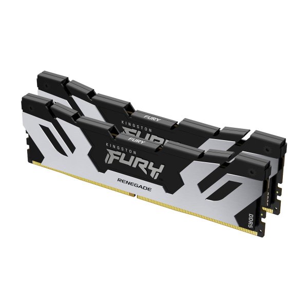 Kingston FURY 32GB 6000MT/s DDR5 CL32 DIMM (2er-Kit) Renegade Silber, 32 GB, 2 x 16 GB, DDR5, 288-pin DIMM