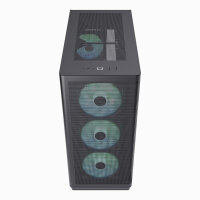 APNX C1-BK-V1, Midi Tower, PC, Schwarz, ATX, micro ATX, Mini-ITX, SECC, SGCC, 16,6 cm