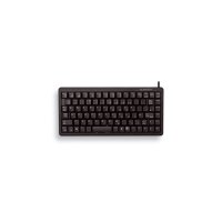 Cherry G84-4100, Mini, Kabelgebunden, USB, QWERTY, Schwarz