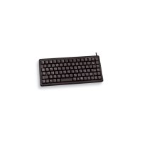 Cherry G84-4100, Mini, Kabelgebunden, USB, QWERTY, Schwarz