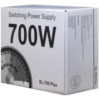 Inter-Tech SL-700 Plus, 700 W, 230 V, 50 - 60 Hz, 3 A, Aktiv, 150 W