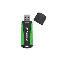 Transcend JetFlash 810 64GB USB 3.0, 64 GB, USB Typ-A, 3.2 Gen 1 (3.1 Gen 1), Kappe, 12,4 g, Schwarz, Grün