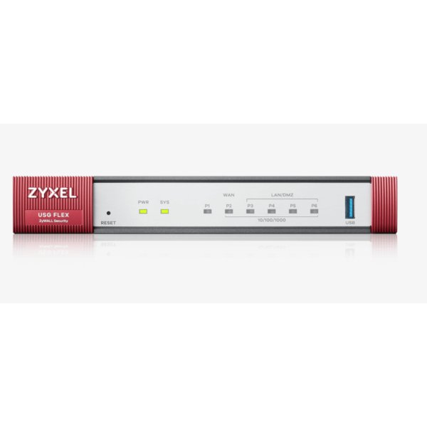 ZyXEL USG Flex 100, 0,9 Gbit/s, 0,27 Gbit/s, 42,65 BTU/h, 989810 h, DCC, CE, C-Tick, LVD, IPSec, SSL/TLS