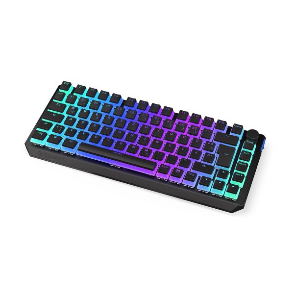 ENDORFY Thock 75%, Verkabelt & Kabellos, RF kabellos + USB, Mechanischer Switch, QWERTZ, RGB-LED, Schwarz