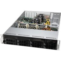 Supermicro CSE-LA25TQC-R609LP, Rack, Server, Schwarz, ATX, EATX, 2U, HDD, Netzwerk, Leistung, Stromausfall, System