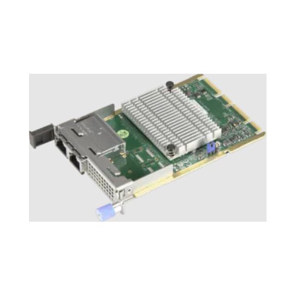 Supermicro AOC-ATGC-I2TM-O, Eingebaut, Kabelgebunden, PCI Express, Ethernet, 10000 Mbit/s, Grün, Silber