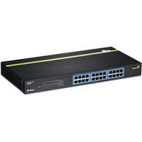 TRENDnet TEG-S24G, Unmanaged, Vollduplex, Rack-Einbau