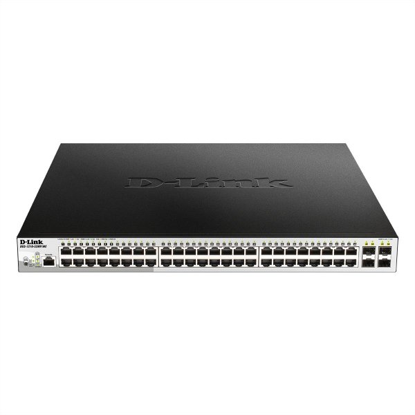 D-Link DGS-1210-52MP/ME/E, Managed, L2+, Gigabit Ethernet (10/100/1000), Vollduplex, Rack-Einbau, 1U