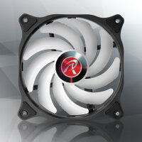 RAIJINTEK EOS 12 RBW ADD, Ventilator, 12 cm, 800 RPM, 1800 RPM, 28 dB, 75 cfm