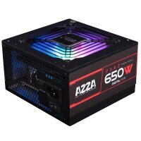 AZZA PSAZ-650W(ARGB), 650 W, 200 - 240 V, 47 - 53 Hz, 100...