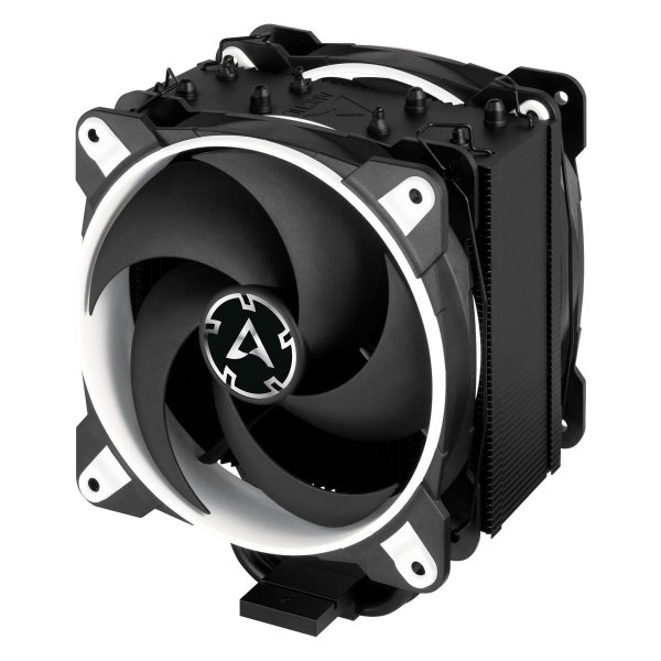 Arctic Freezer 34 eSports DUO (Weiß) – Tower CPU Kühler mit BioniX P-Lüftern in Push-Pull-Konfiguration, Kühler, 12 cm, 200 RPM, 2100 RPM, 28 dB, 0,5 Sone