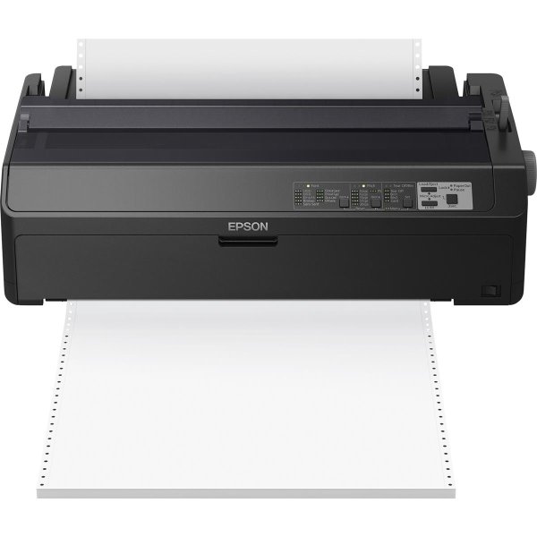 Epson LQ-2090IIN, 550 Zeichen pro Sekunde, 10 Zeichen pro Zoll, 6 Kopien, Code 128 (A/B/C), Code 39, EAN13, EAN8, Interleaved 2/5, POSTNET, UPC-A, UPC-E, Briefumschläge, 0,12 - 0,46 mm