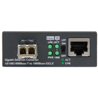 StarTech.com Gigabit Ethernet Glasfaser Medienkonverter -...