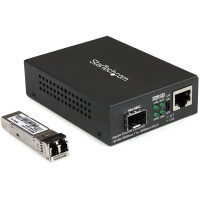 StarTech.com Gigabit Ethernet Glasfaser Medienkonverter - 850nm MM LC - 500m, 1000 Mbit/s, 1000Base-T, 100Base-TX, 10Base-T, 1000Base-LX, 1000Base-SX, IEEE 802.3, IEEE 802.3ab, IEEE 802.3u, IEEE 802.3z, Gigabit Ethernet, 10,100,1000 Mbit/s