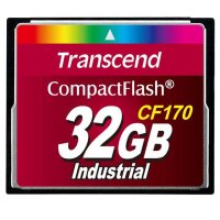 Transcend CF170, 32 GB, Kompaktflash, MLC, 90 MB/s, 60...