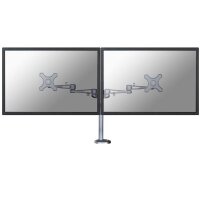 Neomounts Monitor-Tischhalterung, Durchgeschraubt, 6 kg, 25,4 cm (10"), 68,6 cm (27"), 100 x 100 mm, Silber