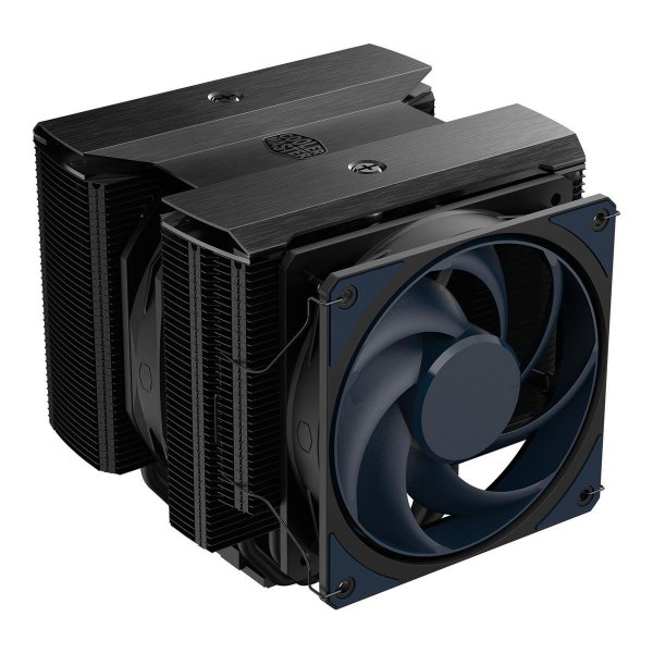 Cooler Master MasterAir MA824 Stealth, Luftkühlung, 120/135 mm, 1550 RPM, 24,6 dB, 63,6 cfm, Schwarz