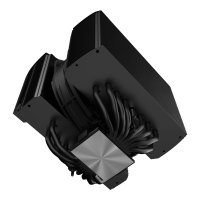 Cooler Master MasterAir MA824 Stealth, Luftkühlung, 120/135 mm, 1550 RPM, 24,6 dB, 63,6 cfm, Schwarz