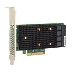 BROADCOM 9400-16i, PCIe, SAS, SATA, Niedriges Profil, Schwarz, Grün, Metallisch, 4500000 h, 11,95 W