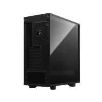 Fractal Design Define 7 Compact, Midi Tower, PC, Schwarz, ATX, micro ATX, Micro-ITX, Aluminium, Stahl, Gehärtetes Glas, Heimbüro