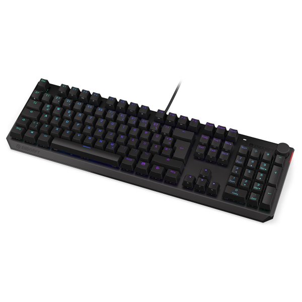 ENDORFY Thock, Kabelgebunden, USB, Mechanischer Switch, QWERTZ, RGB-LED, Schwarz