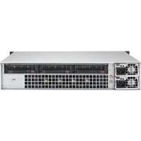 Supermicro SuperChassis 823MTQC-R802WB, Rack, Server, Schwarz, 2U, 800 W, 100 - 240 V