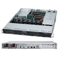 Supermicro SuperChassis 815TQC-R706WB2, Rack, Server, Schwarz, Ventilatorausfall, HDD, Netzwerk, Leistung, 750 W, 3.5"