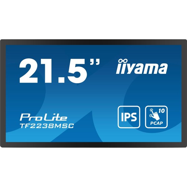 Iiyama TF2238MSC-B1, Digitale A-Platine, 55,9 cm (22"), LED, 1920 x 1080 Pixel