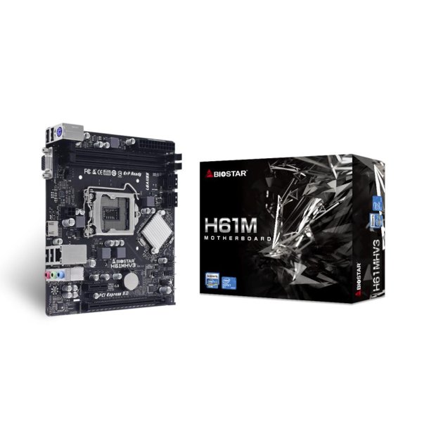 Biostar H61MHV3, Intel, LGA 1155 (Socket H2), Intel® Celeron®, Intel® Core™ i3, Intel® Core™ i5, Intel® Core™ i7, Intel® Pentium®, LGA 1155 (Socket H2), DDR3-SDRAM, DIMM